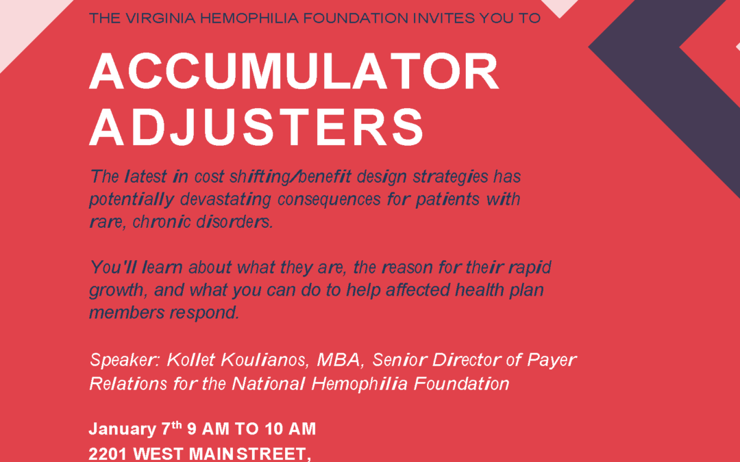 Presentation on Accumulator Adjusters – January 7th